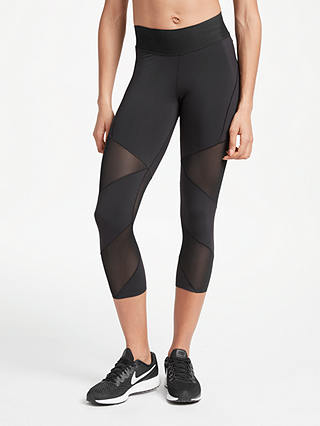 Nike Fly Lux Training Crops, Black