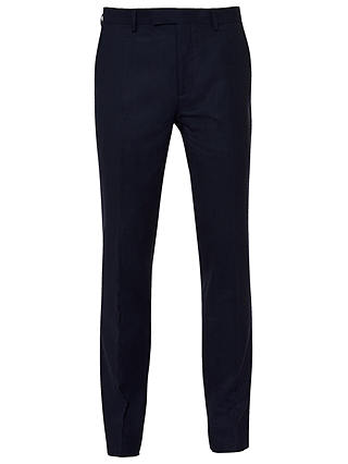 Ted Baker Ralahj Wool Birdseye Tailored Suit Trousers, Navy