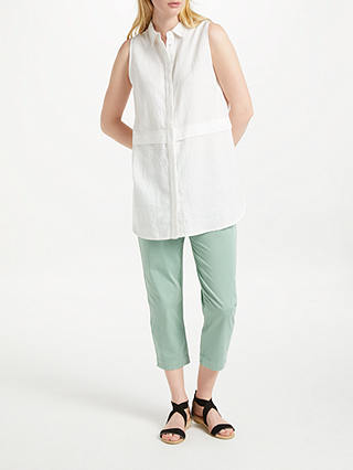 John Lewis & Partners Long Linen Shirt