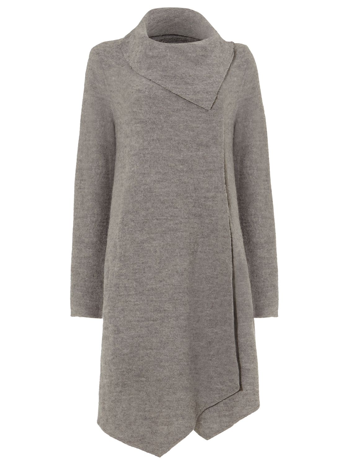 Phase Eight Bellona Waterfall Coat Grey Marl At John Lewis Partners