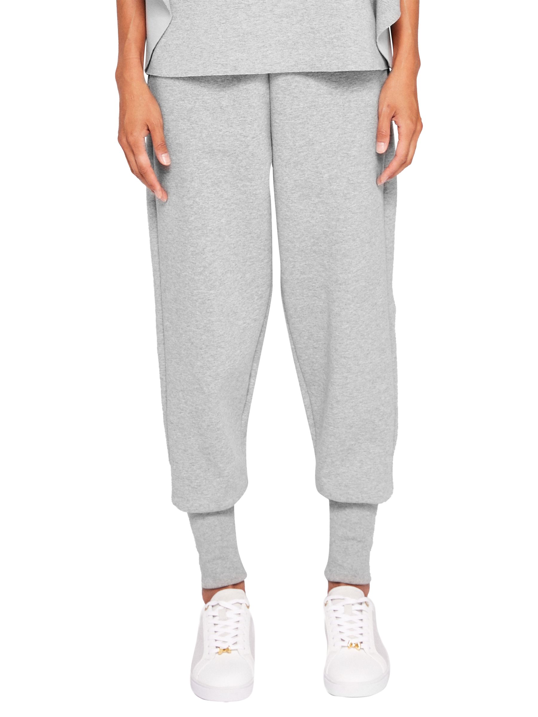 Ted Baker Ted Says Relax Radonna Ribbed Cuff Joggers, Light Grey, 3