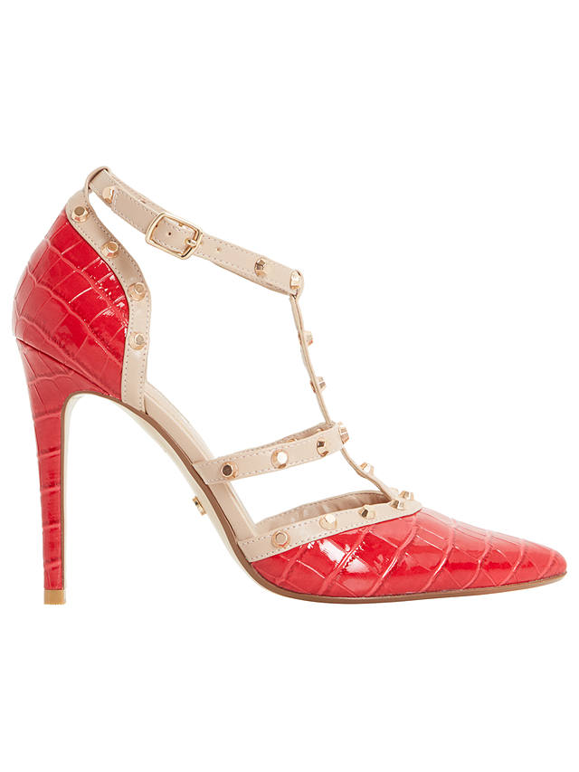 Dune Daenerys Studded Cut Out Court Shoes at John Lewis & Partners