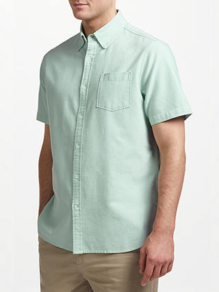 John Lewis & Partners Cotton Oxford Short Sleeve Shirt