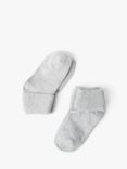 Polarn O. Pyret Baby Stripe Anti-Slip Socks, Grey