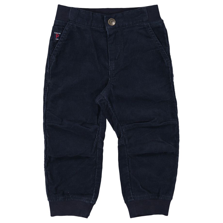 Polarn O. Pyret Baby Cord Trousers, Navy