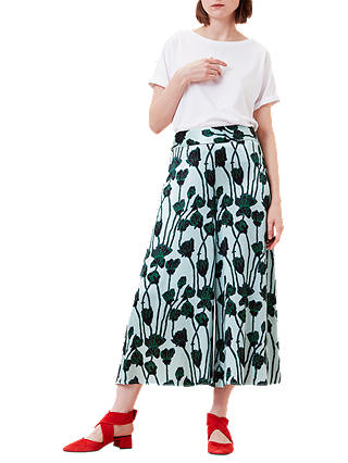 Finery Hervey Floral Culottes, Honesty Flowers Print