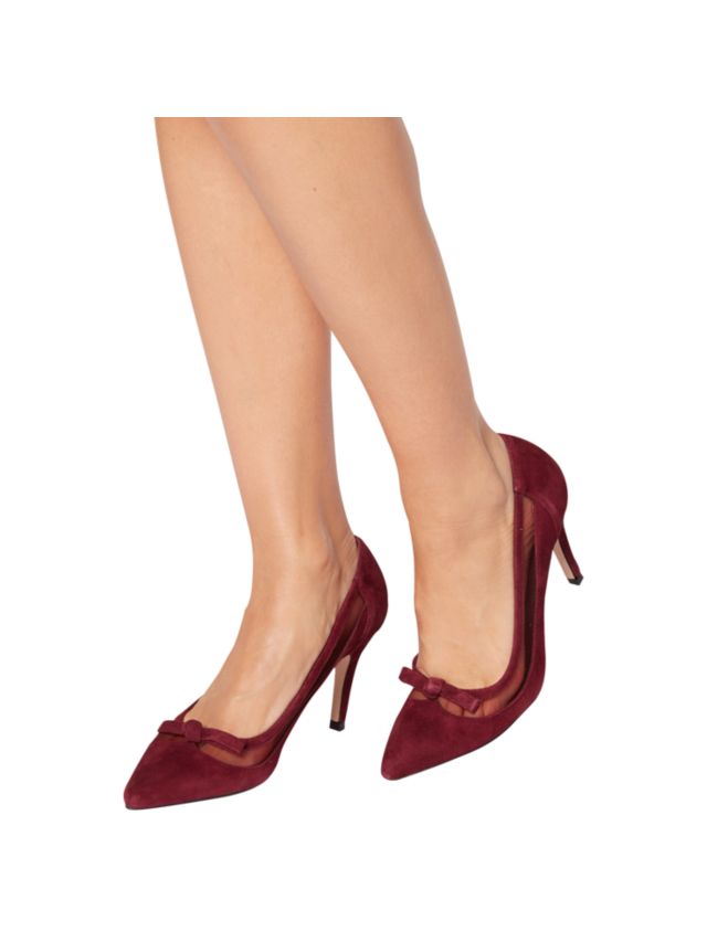 Dune on sale suede heels