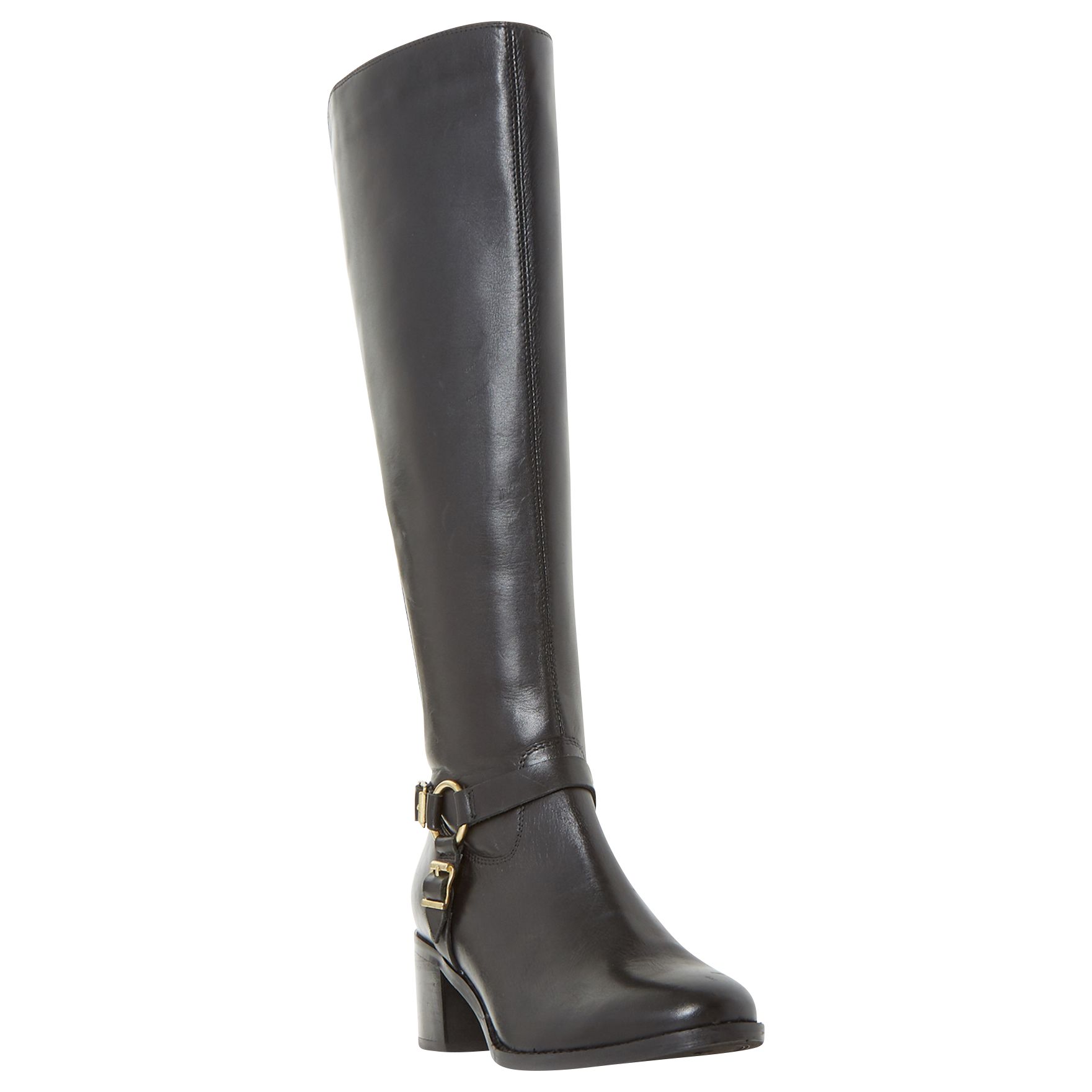 Dune Vicky Block Heeled Knee High Boots