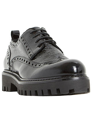 Dune Black Folleyy Lace Up Brogues