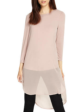 Phase Eight Double Layer Blouse, Romantic Pink