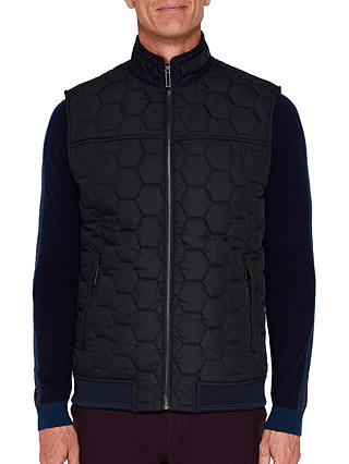 Ted Baker T for Tall Ferntt Quilted Gilet, Navy