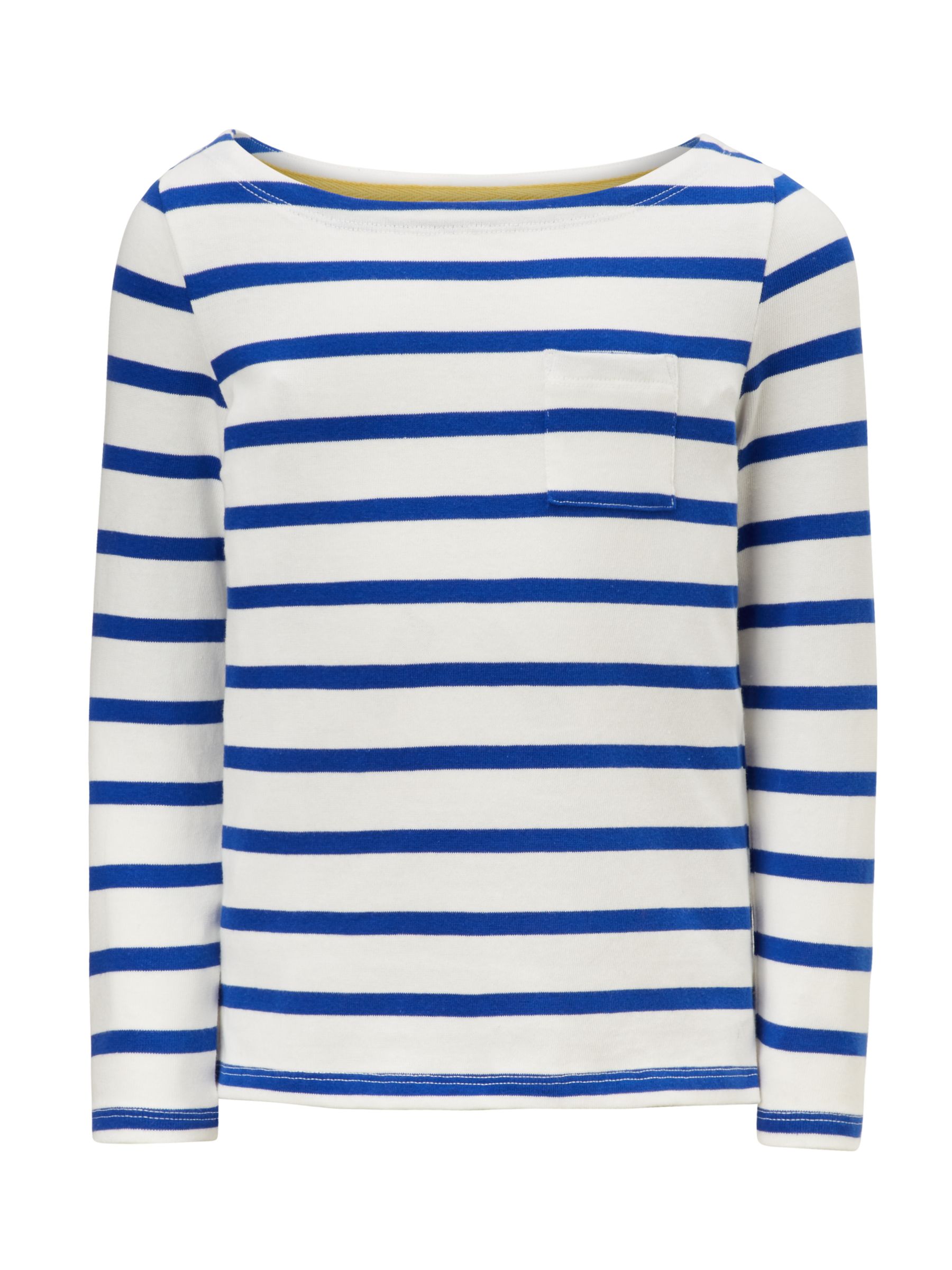 John Lewis & Partners Girls' Breton Stripe T-Shirt