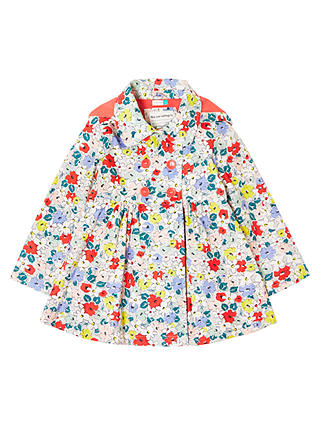 John Lewis & Partners Girls' Floral Raincoat, Multi