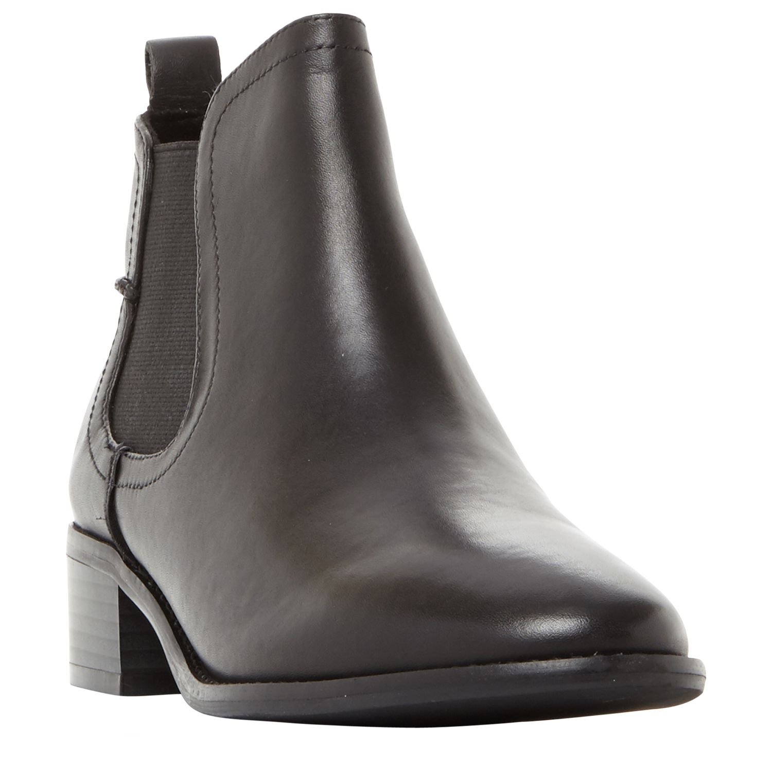 Steve Madden Dicey Ankle Chelsea Boots, Black Leather