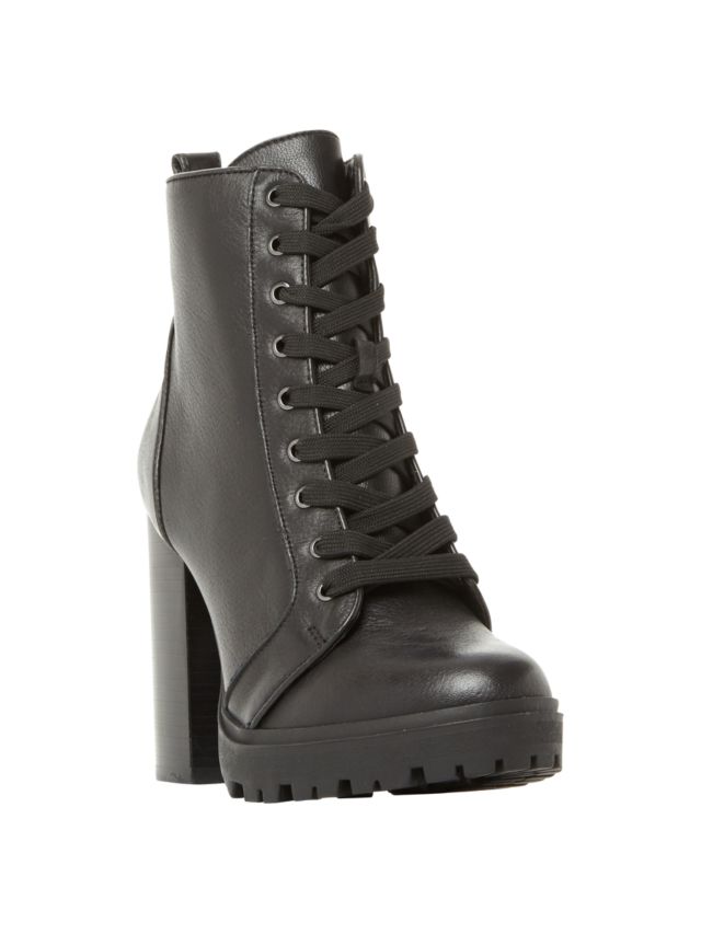 Steve madden combat on sale boots with heel