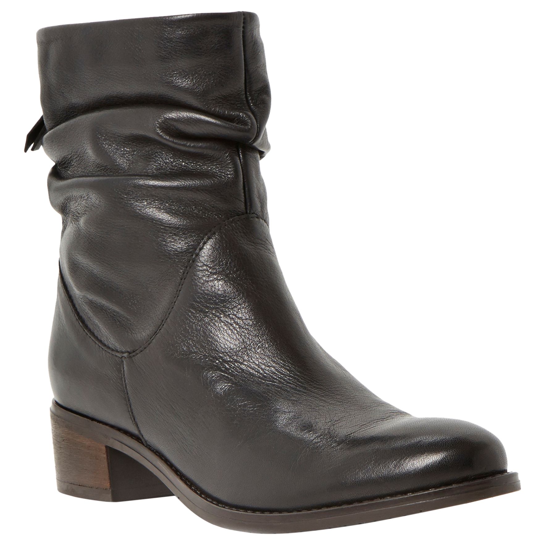 Dune Pagers Block Heeled Ankle Chelsea Boots