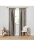John Lewis ANYDAY Arlo Pair Lined Pencil Pleat Curtains, Storm