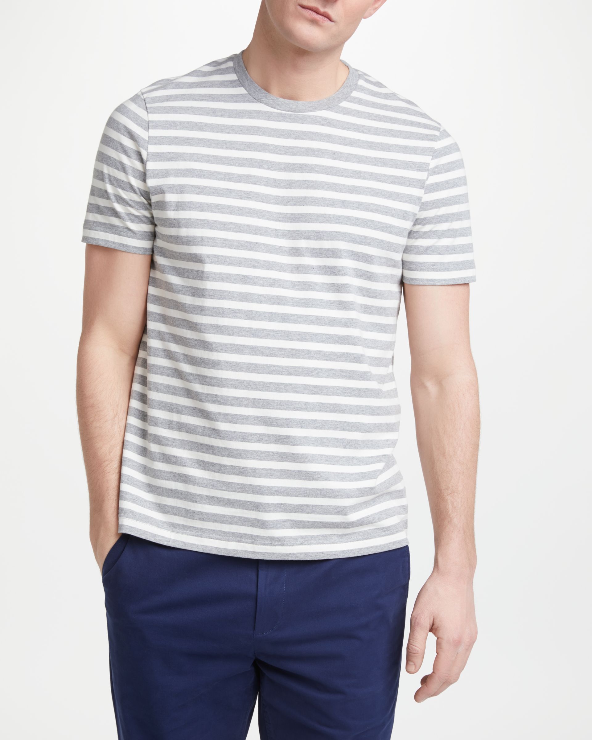 John Lewis & Partners Breton Stripe T-Shirt