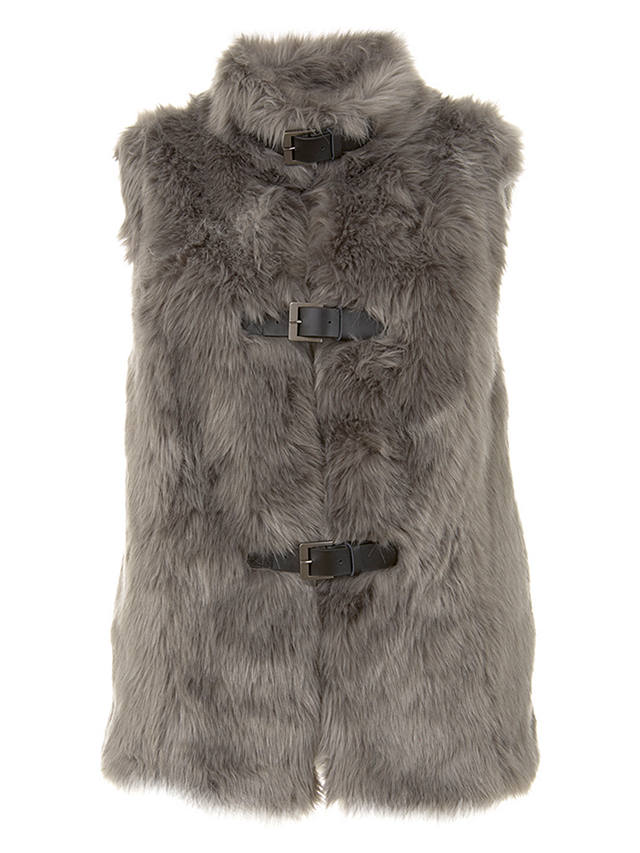 Mint Velvet Luxury Faux Fur Gilet at John Lewis & Partners