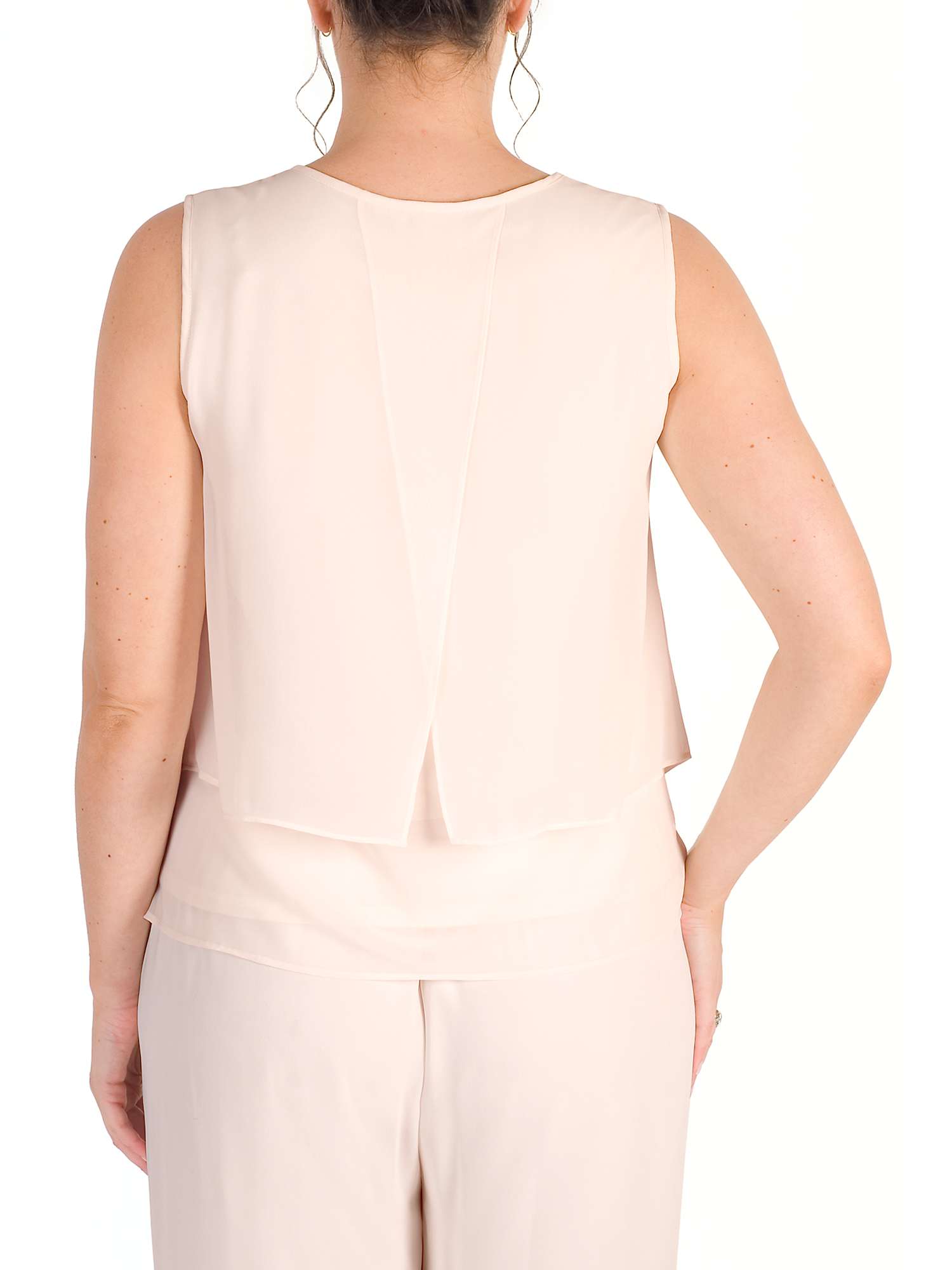 Buy Chesca Wrap Back Layered Chiffon Top Online at johnlewis.com