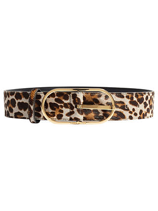 Karen Millen Leopard Waist Belt, Multi
