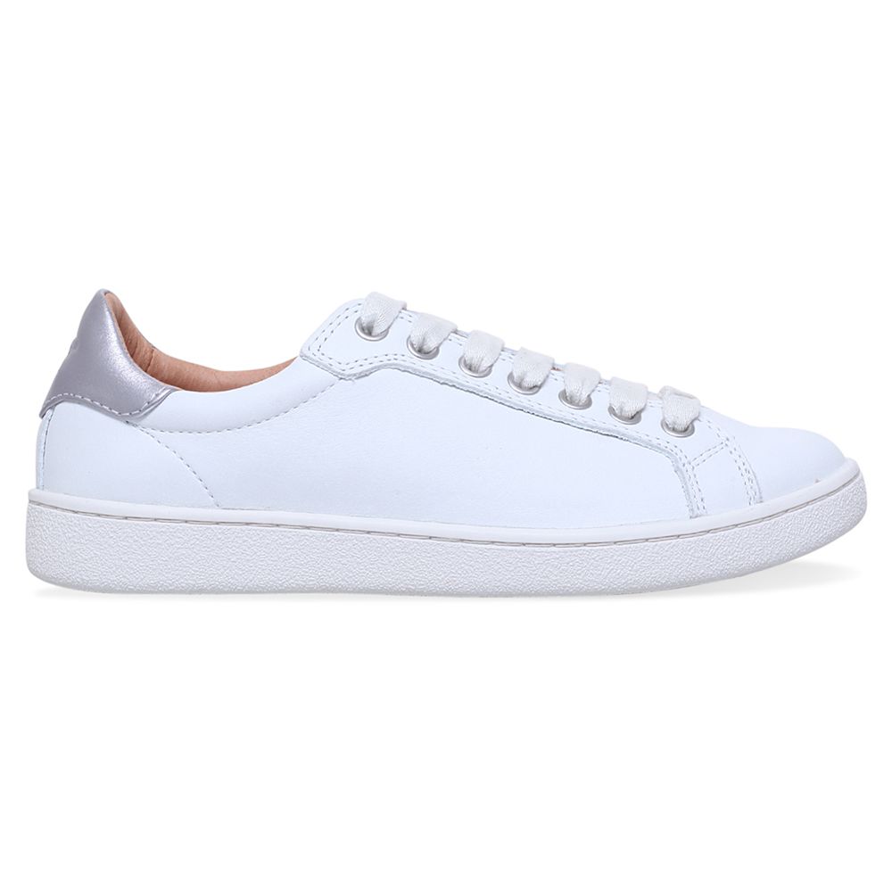 UGG Milo Lace Up Trainers, White 