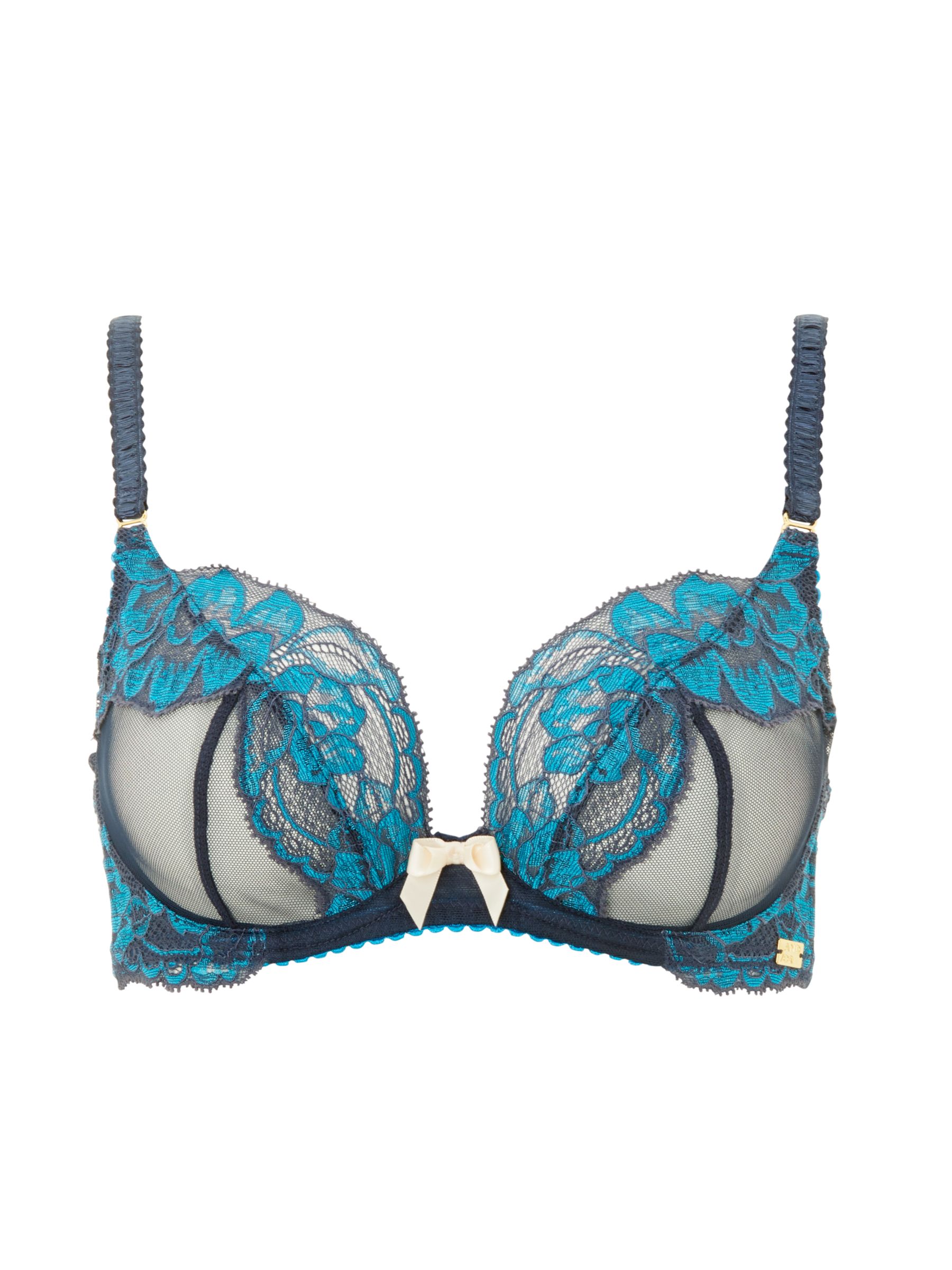 AND/OR Valentina Lace Plunge Bra, Deep Passion