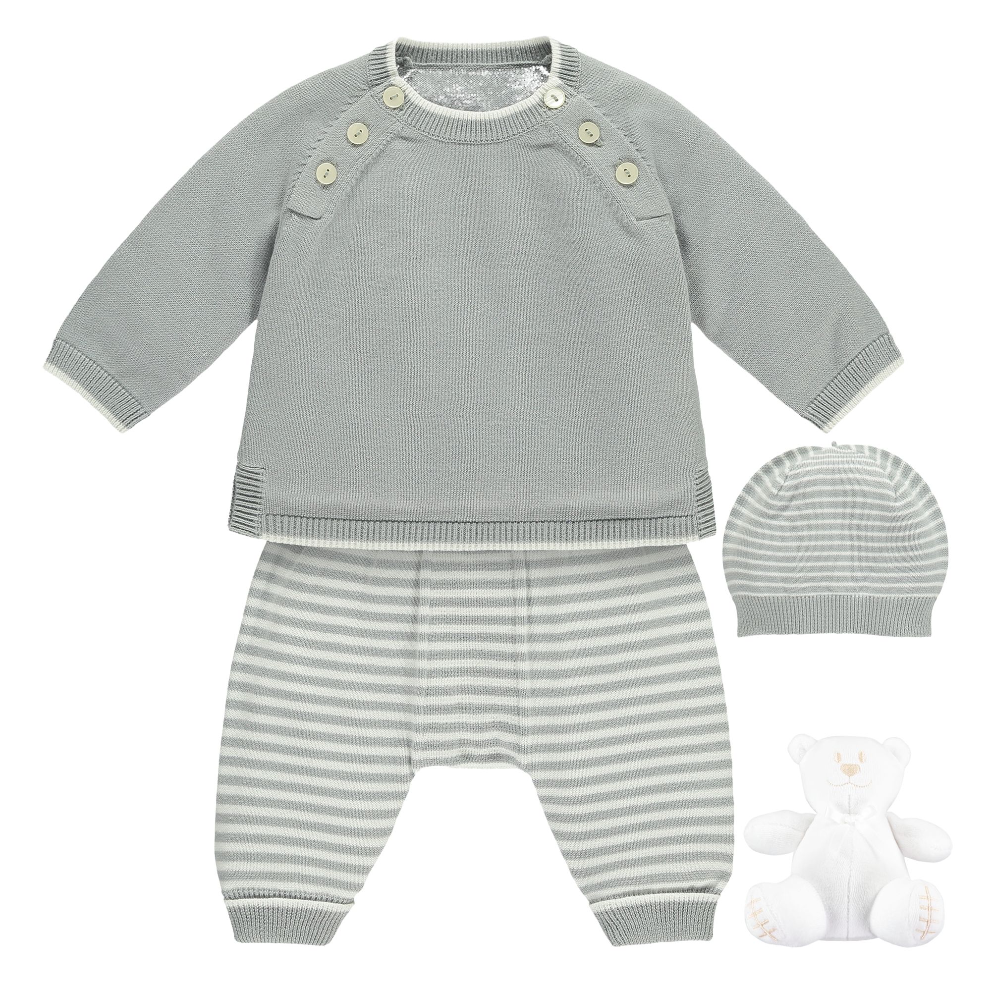 baby knitted two piece set