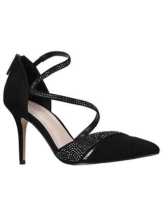 Carvela Lunar Pointed Toe Court Shoes, Black
