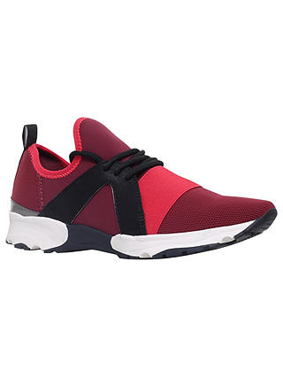 Carvela Lamar Lace Up Trainers, Red