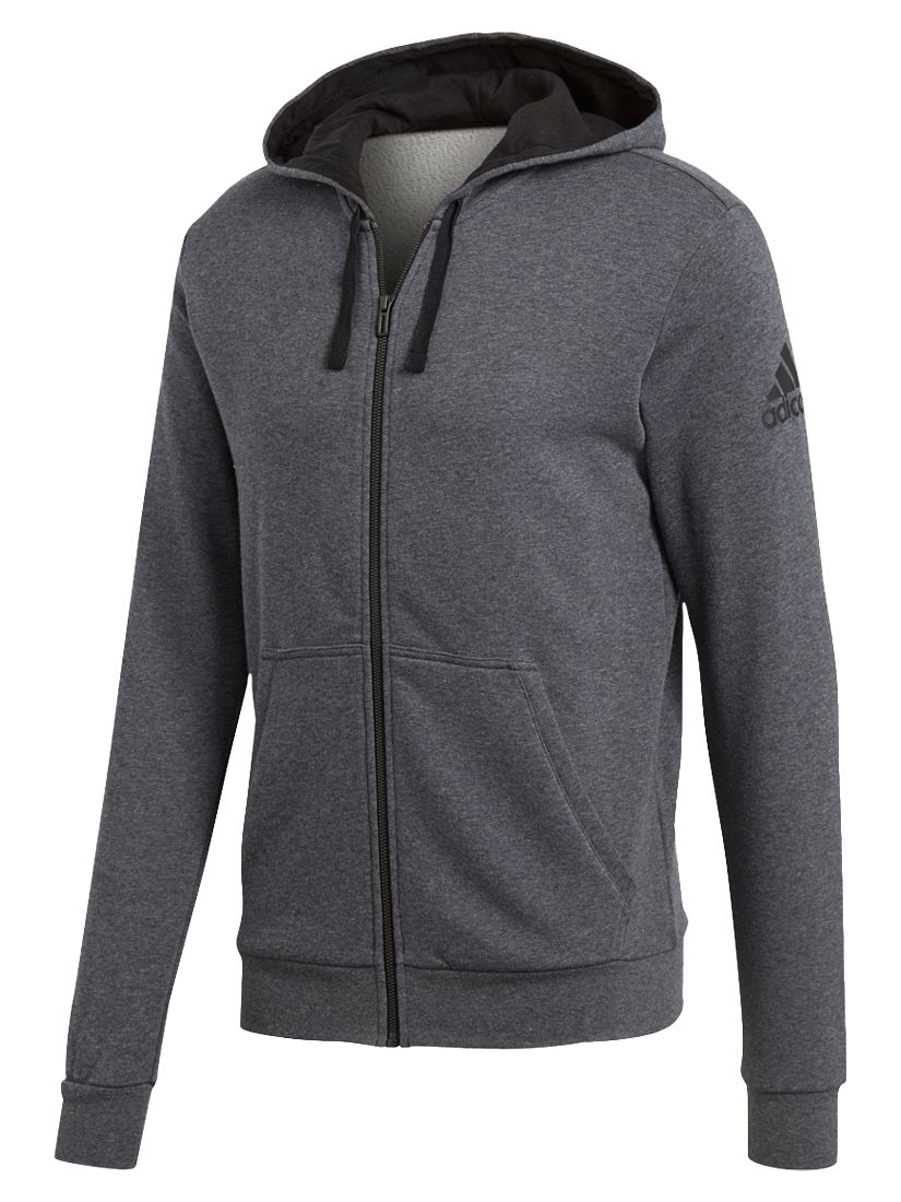 mens dark grey adidas hoodie