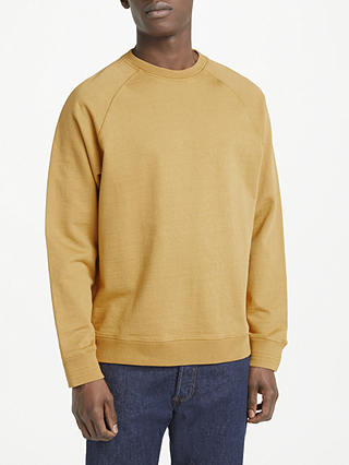 JOHN LEWIS & Co. Cotton Jersey Sweatshirt, Gold