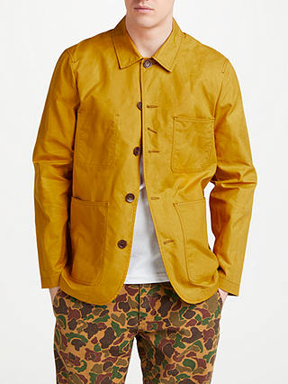 JOHN LEWIS & Co. Lightweight Waxed Cotton Workwear Jacket, Gold