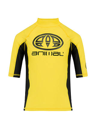 Animal Boys' Hiltern Rash Vest, Yellow