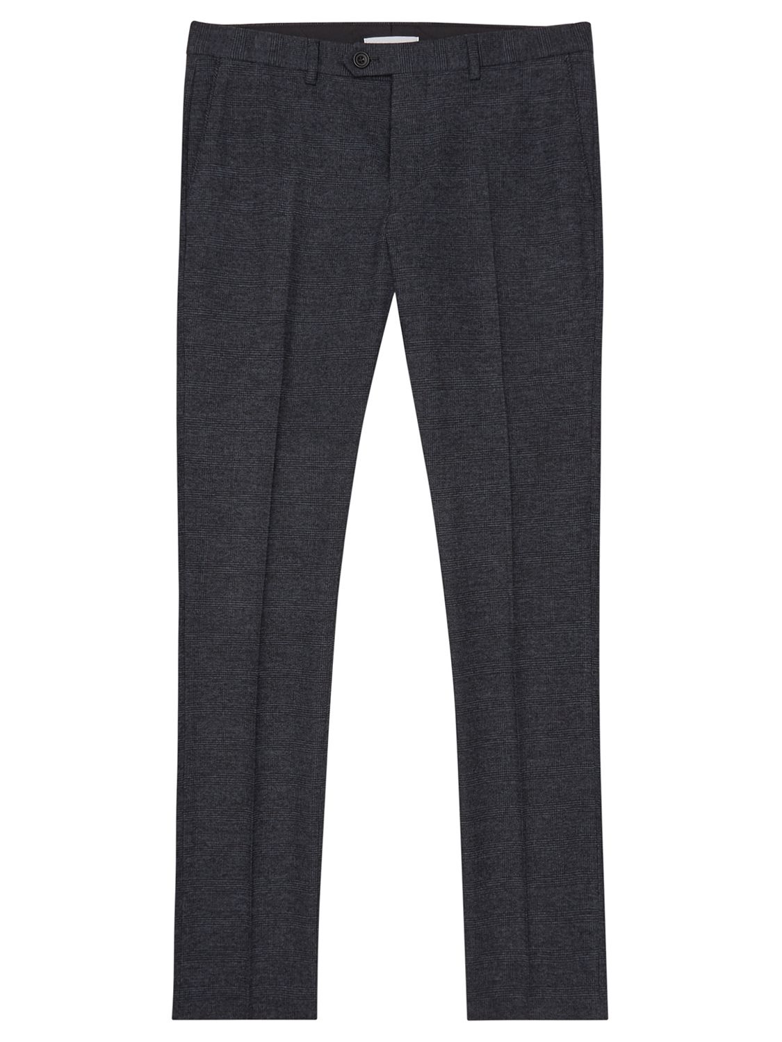 Reiss Haven Prince of Wales Check Tailored Trousers, Navy