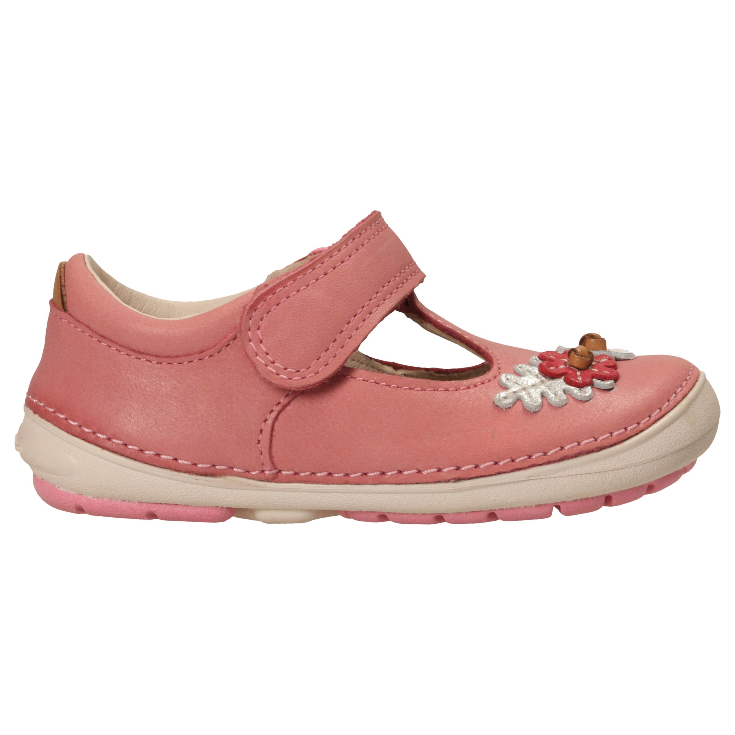 Clarks Children's Softly Blossom First Shoes, Pink