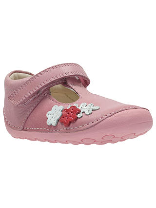 Clarks Children's Tiny Blossom Pre-Walker Shoes, Pink