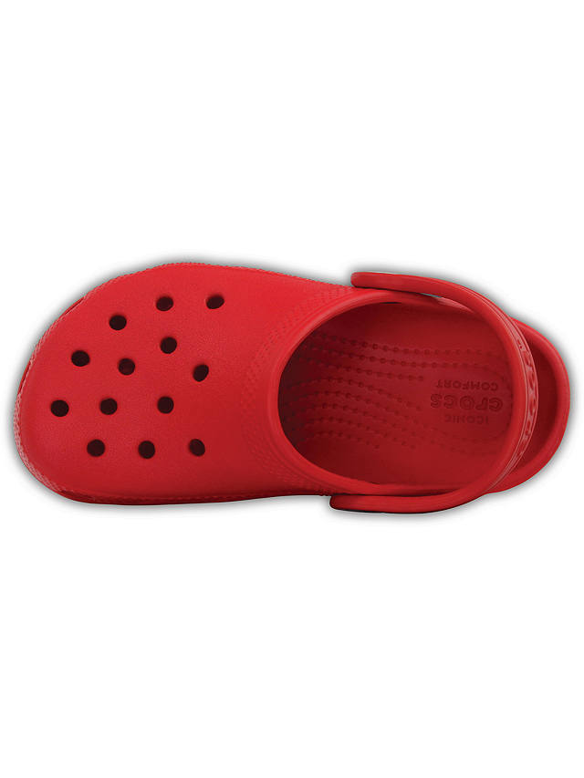 Crocs Kids' Classic Croc Clogs, Pepper Red