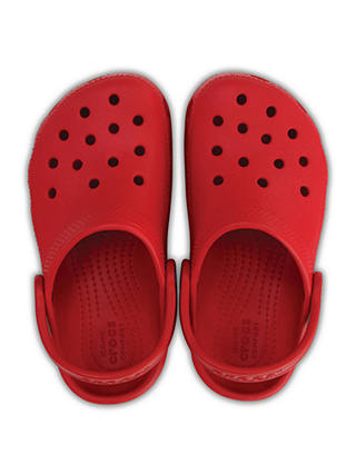 Crocs Kids' Classic Croc Clogs, Pepper Red