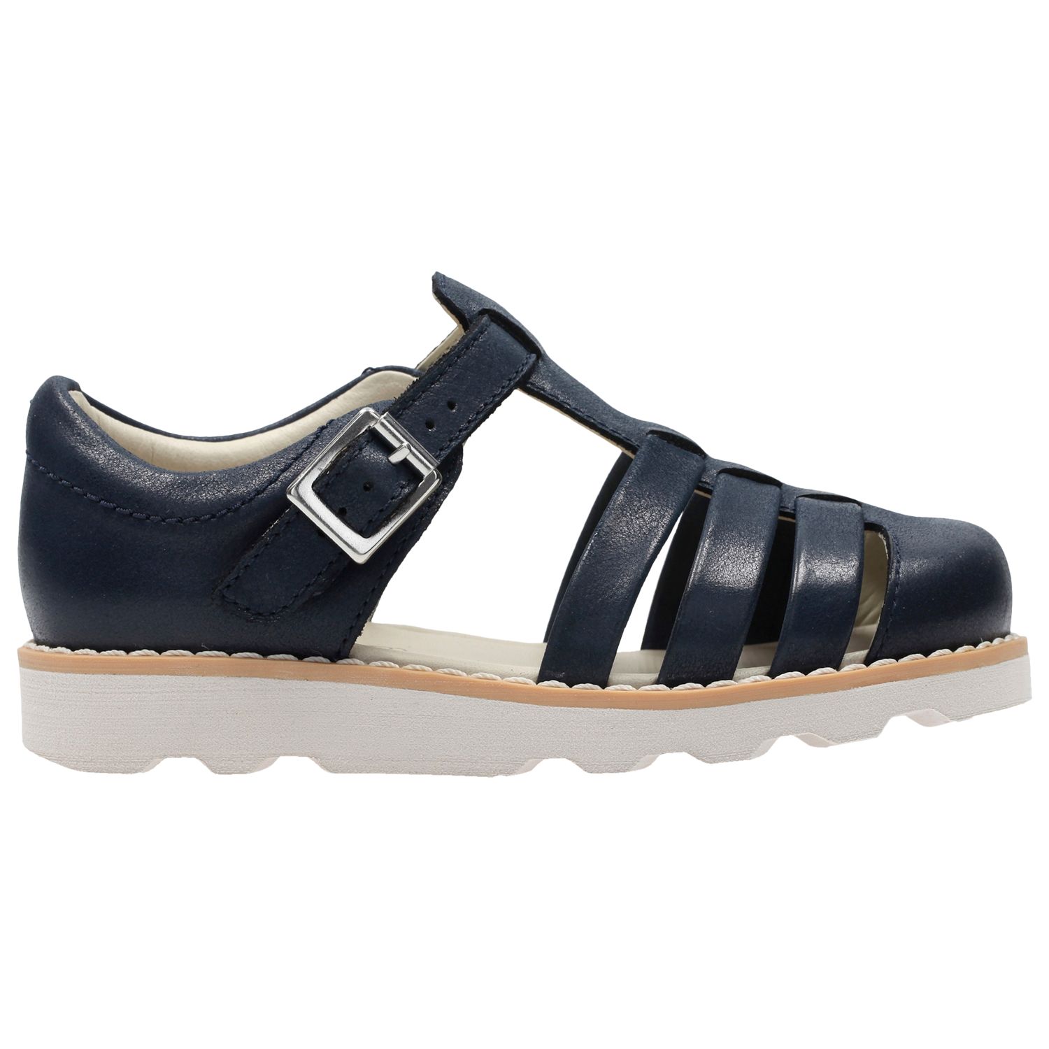 clarks childrens leather sandals