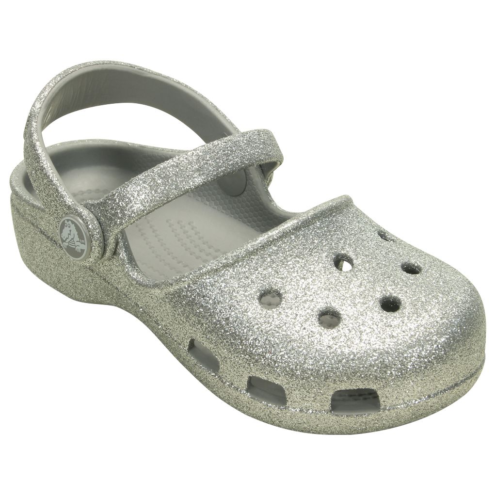 sparkly crocs