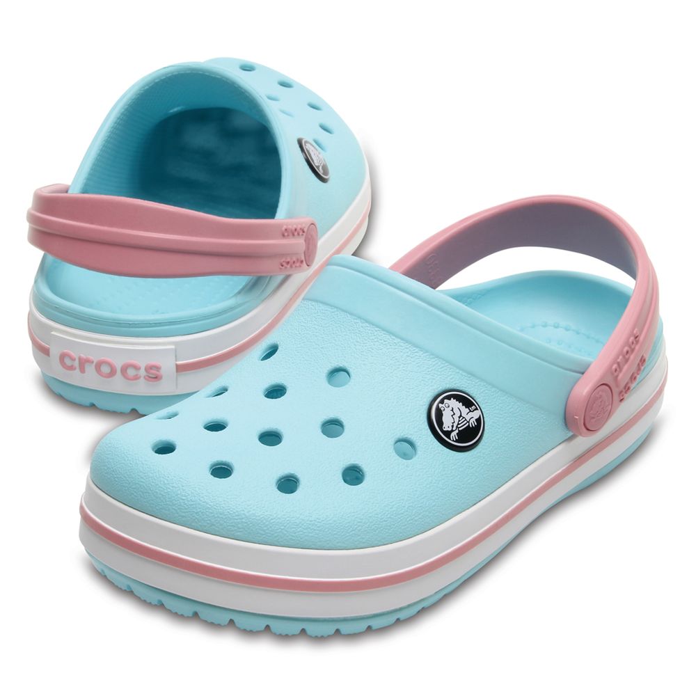 Crocs Children's Crocband Clogs, Ice Blue, 5 Jnr
