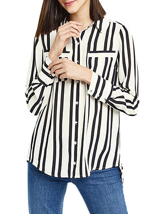 Oasis Lincoln Stripe Shirt, Black/White