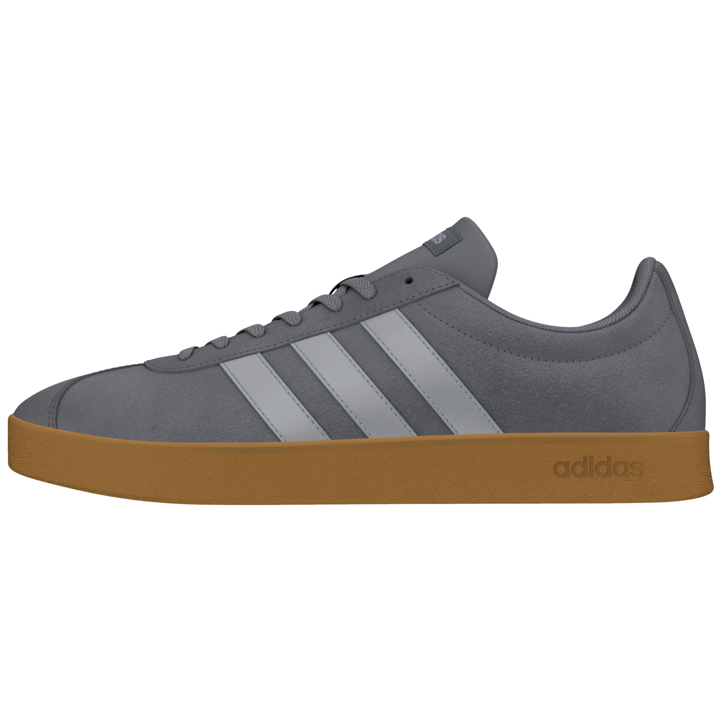 Adidas NEO VL 2.0 Court Suede Men's Trainers, Grey at John Lewis & Partners