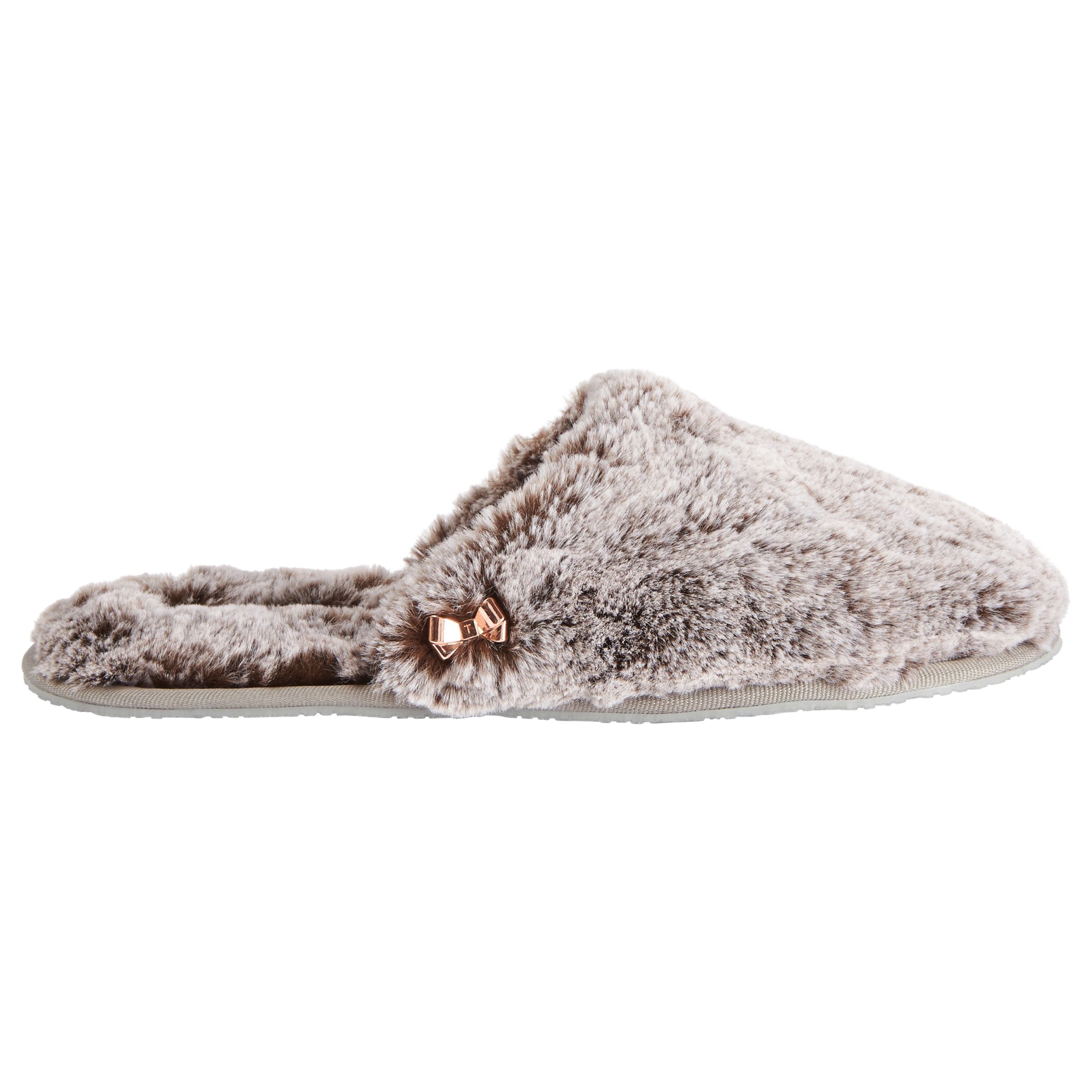 Ted Mule Slippers, Grey,