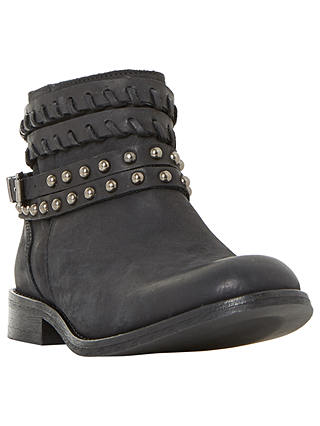 Bertie Parader Studded Strap Ankle Boots