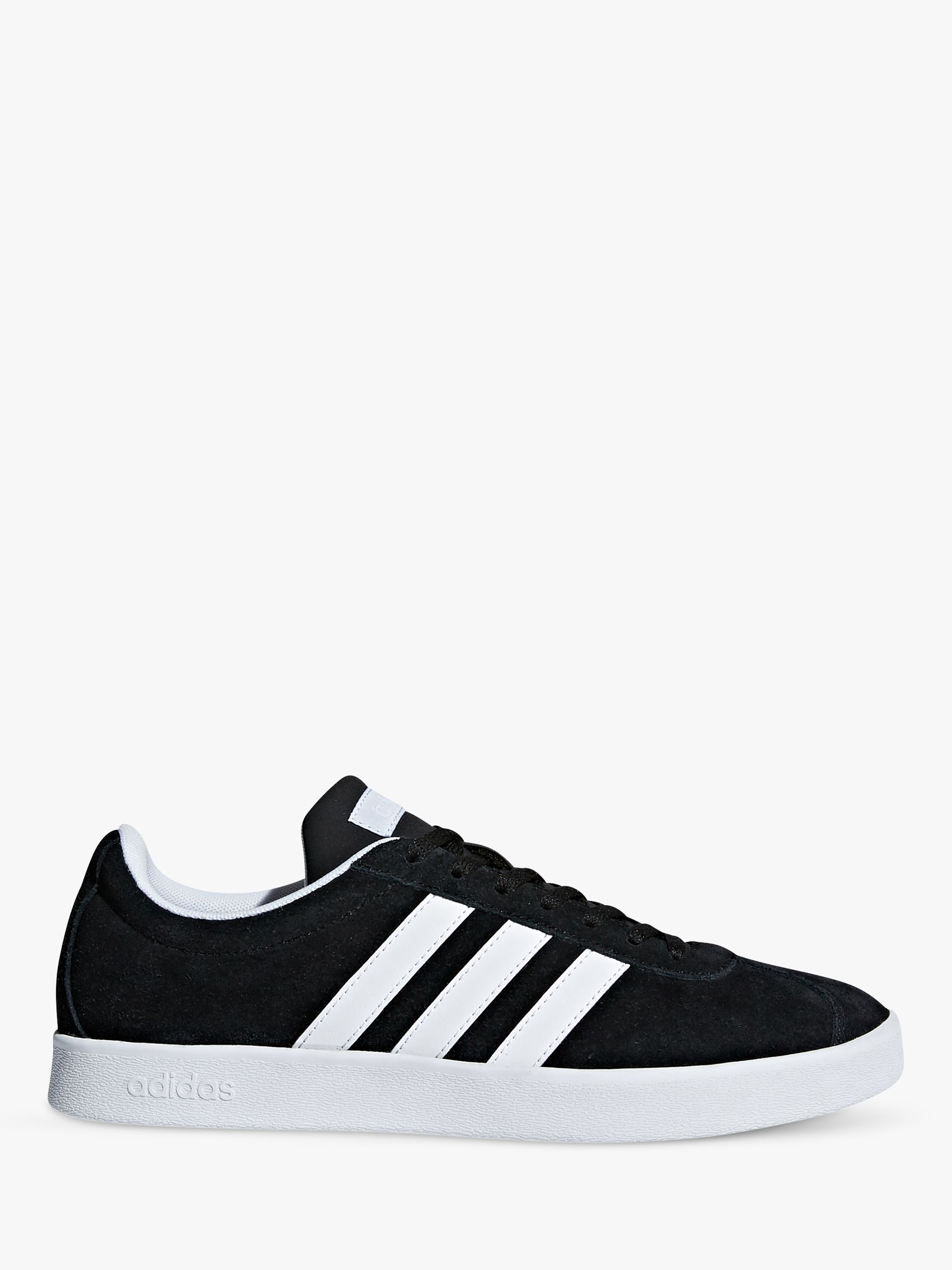 womans black adidas trainers