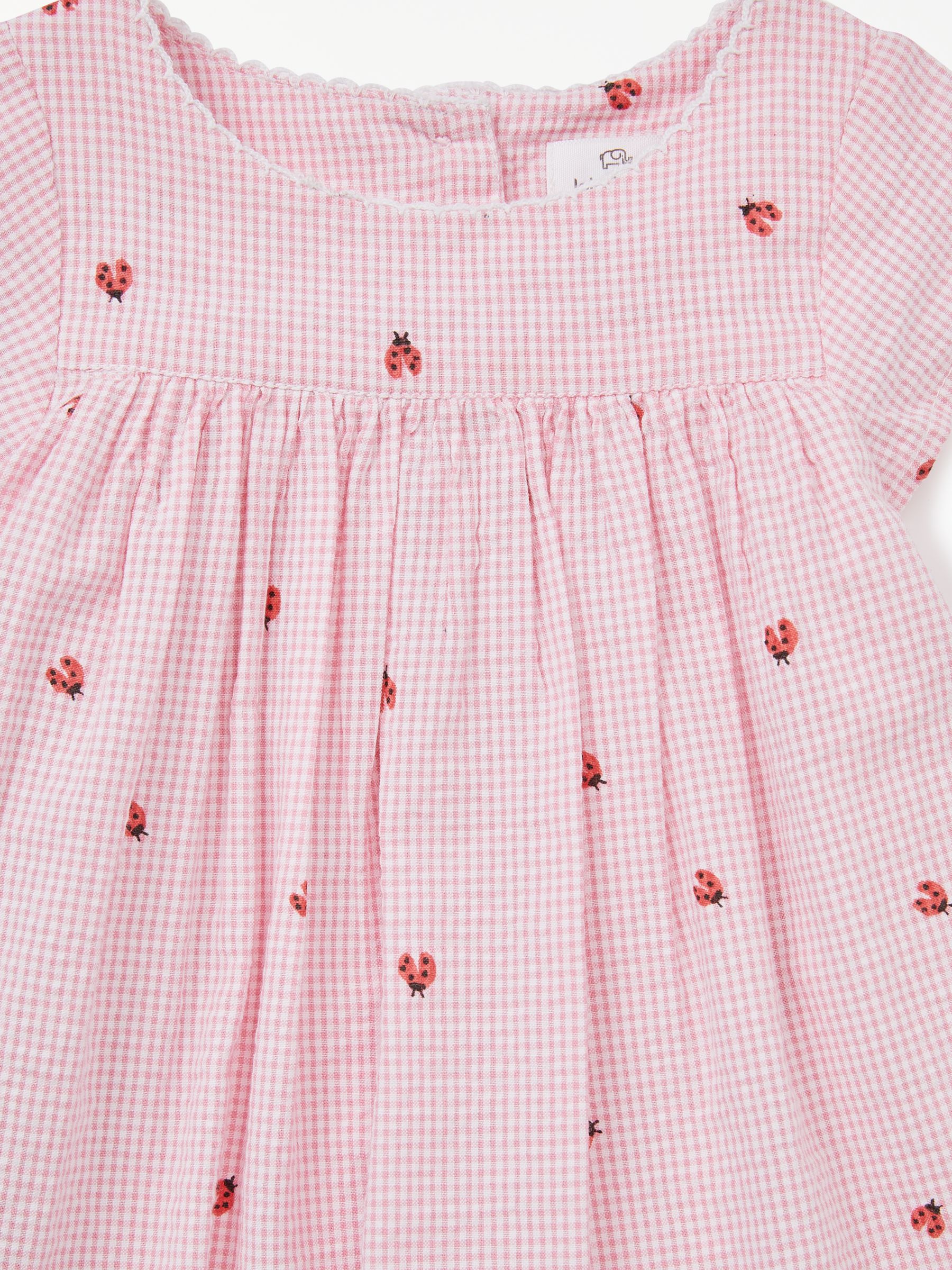 gingham baby dress