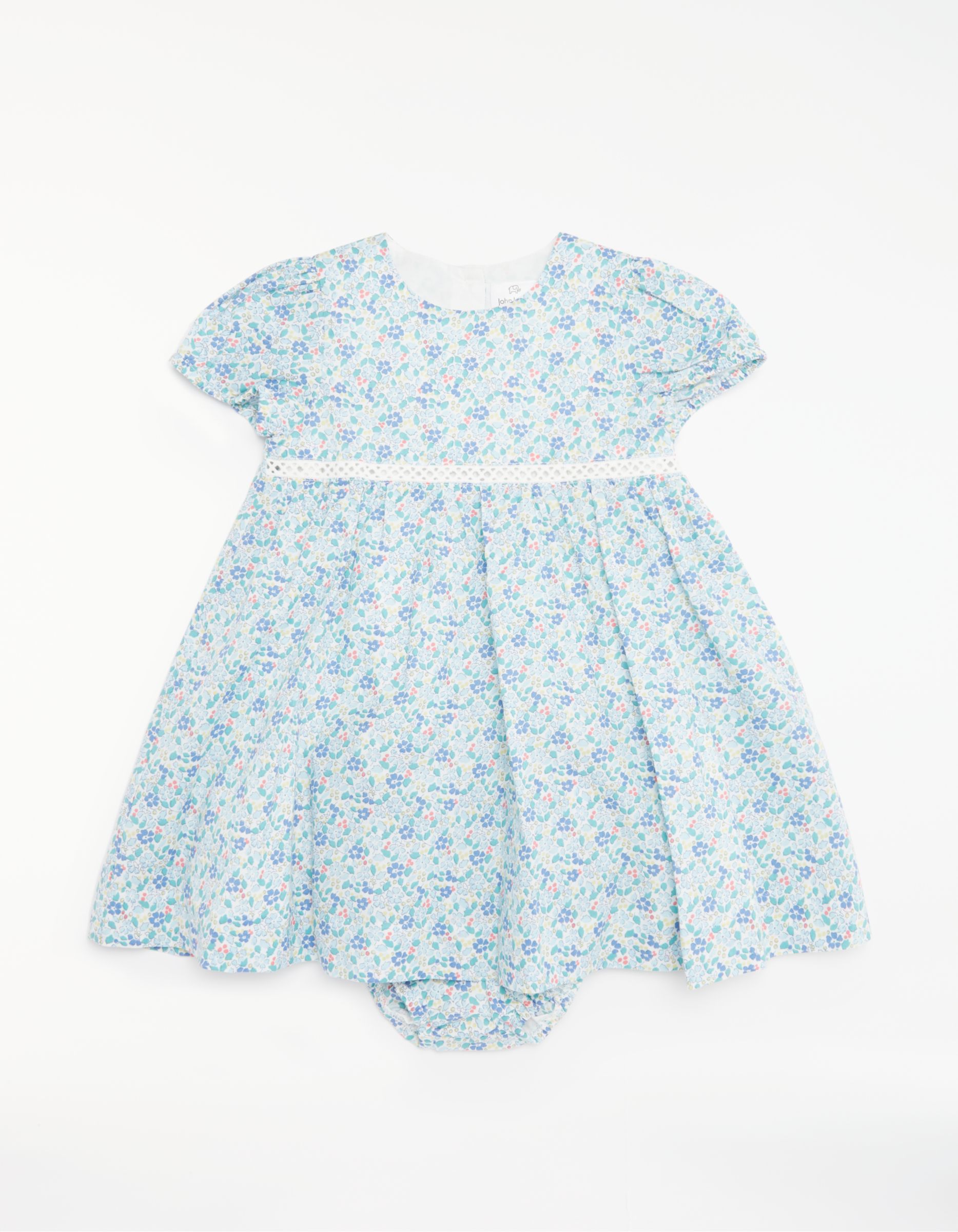 John Lewis & Partners Baby Layette Floral Dress and Knickers Set, Multi