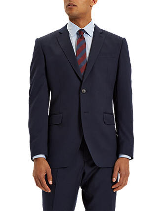 Jaeger Wool Twill Regular Fit Suit Jacket, Navy